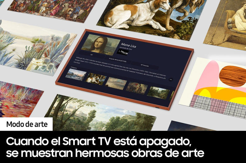 Televisor de 55" | 4K | Smart TV | QLED | The Frame