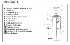 Water dispenser - 100 cm