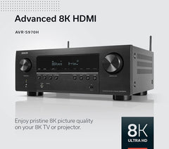 8K Video and 3D Audio Experience from a 7.2 Channel Receiver