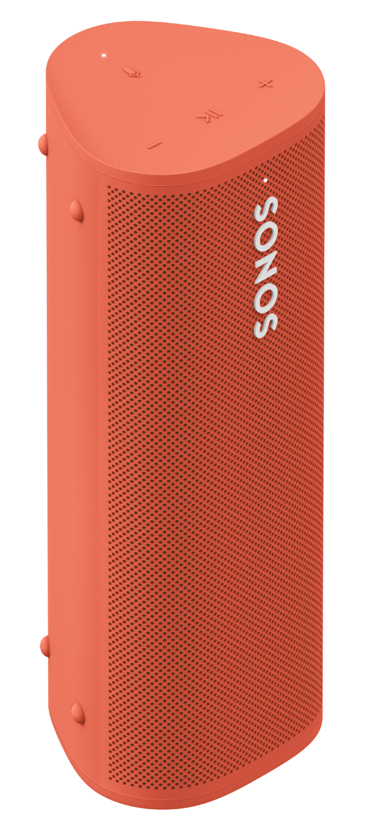 Compact portable speaker with bluetooth - Red