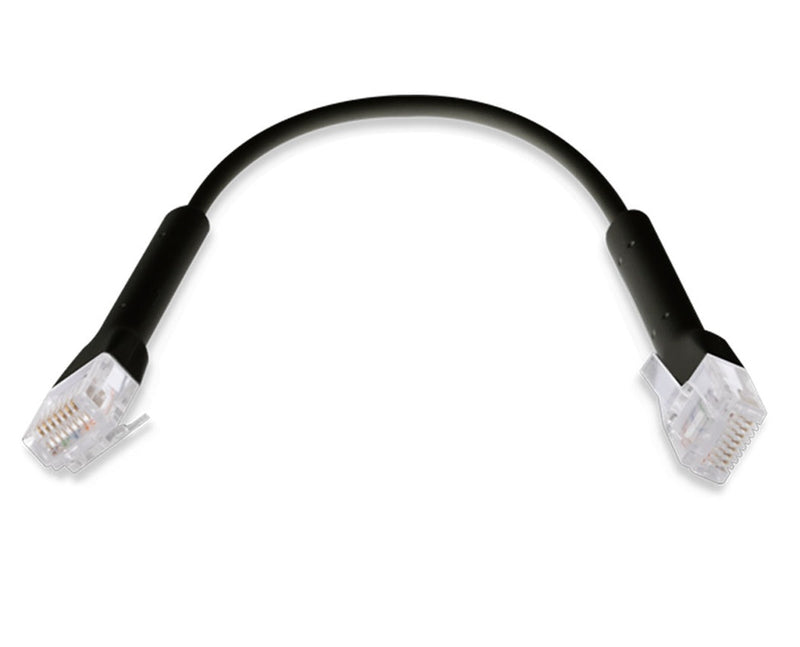Cable de conexión Ethernet UniFi - Negro / 0,1 m