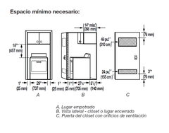 Secadora Carga Frontal De Electrica | 18 kg | 7 Ciclos | Inverter
