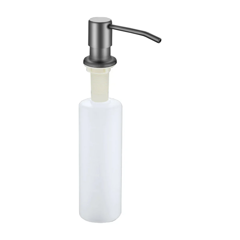 Bolonia 84 Fregador Moderno de Acero Inoxidable | Sistema Anti Reboso | Enjuagador de Vasos | Dispensador de