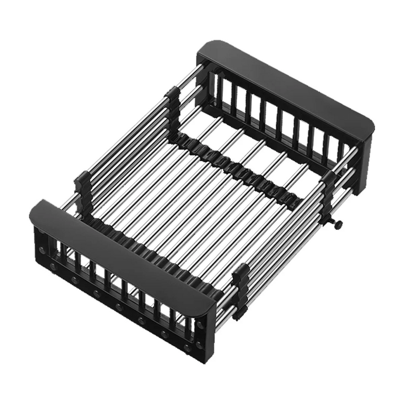 Bolonia 84 Fregador Moderno de Acero Inoxidable | Sistema Anti Reboso | Enjuagador de Vasos | Dispensador de