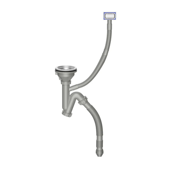 Bolonia 84 Fregador Moderno de Acero Inoxidable | Sistema Anti Reboso | Enjuagador de Vasos | Dispensador de