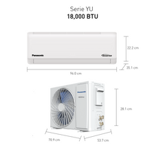 Aire 18000 BTU Seer 20 Standard Inverter Blanco