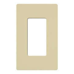 Lutron Claro Designer Wallplate | Sin Tornillos | 1 Gang