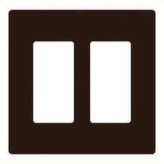 Lutron Claro Designer Wallplate | Sin Tornillos | 2 Gang