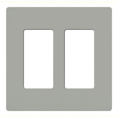 Lutron Claro Designer Wallplate | Sin Tornillos | 2 Gang