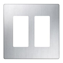 Lutron Claro Designer Wallplate | Sin Tornillos | 2 Gang