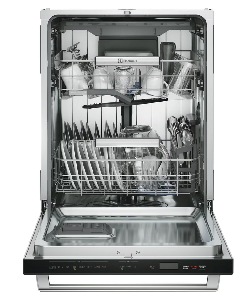 Lavaplatos Empotrable de 24" | 8 Ciclos | Con Rack Superior | Acero inoxidable | Energy Star