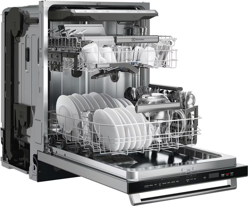 Lavaplatos Empotrable de 24" | 8 Ciclos | Con Rack Superior | Acero inoxidable | Energy Star