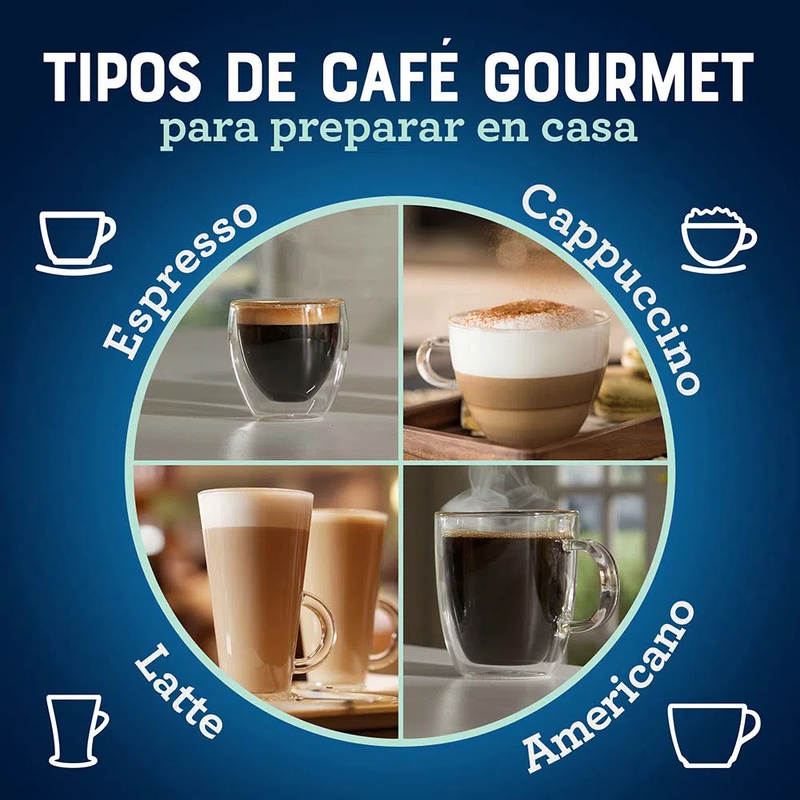 Cafetera para espresso y cappuccino