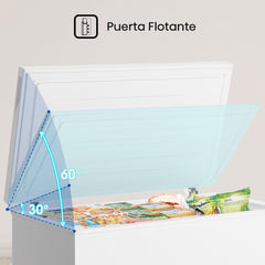 11 Pies Cubicos Congelador Horizontal | Led Lighting | Funcion Dual