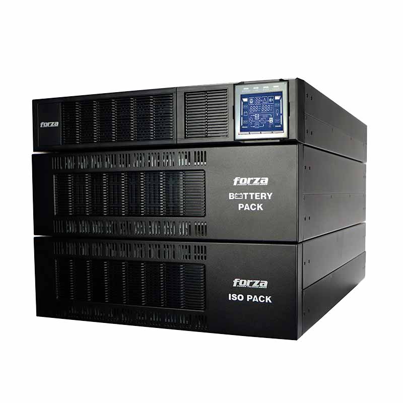 UPS en línea 6KVA/6KW, ISO Transf, Escalable, Rack/Torre-120/240V