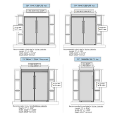 Gemelas Frigidaire con Trimkit
