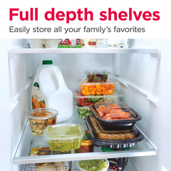 22 Pies Cúbico Refrigerator Side-by-Side | Dispensador de Agua y Hielo | Standard Depth