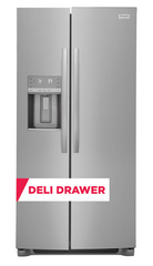 22 Pies Cúbico Refrigerator Side-by-Side | Dispensador de Agua y Hielo | Standard Depth