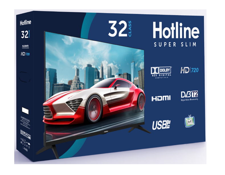 TV 32“ Normal DVB-T2 Hotline