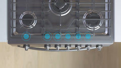 Estufa de gas de 5.2 cu.ft | 6 quemadores