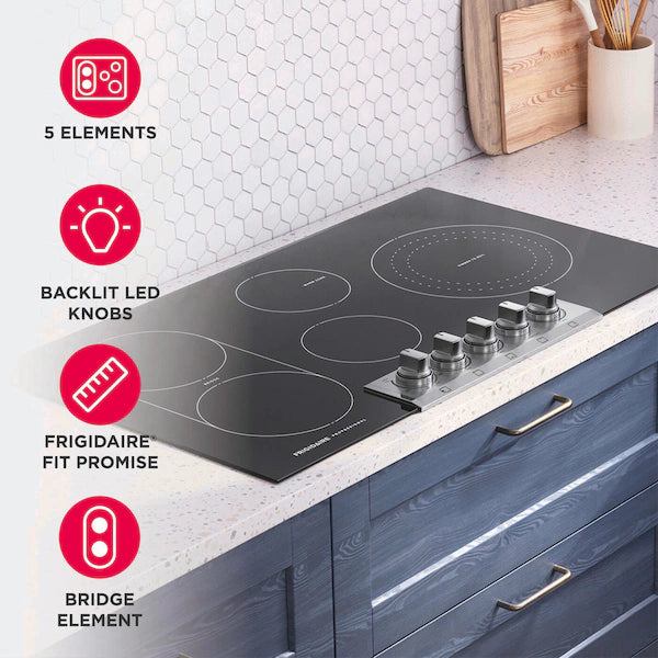 Estufa (Tope) Electrico de 36 pulgadas (36") | 5 quemadores | Cooktop