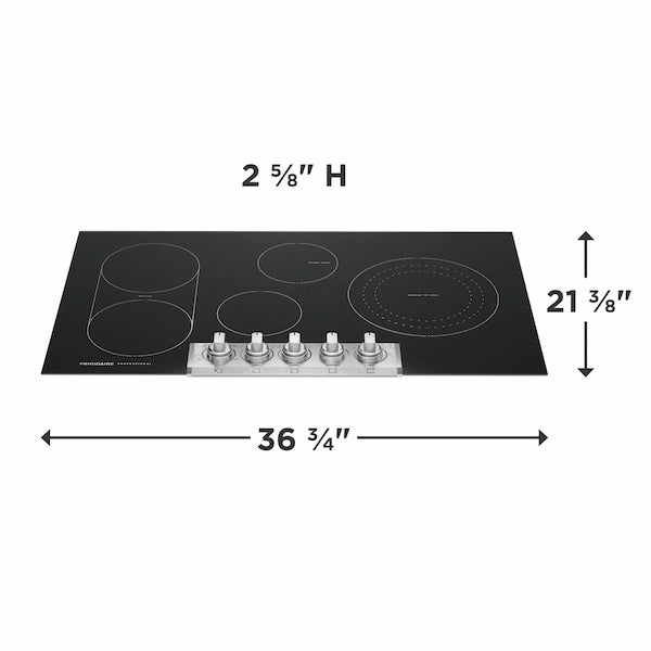 Estufa (Tope) Electrico de 36 pulgadas (36") | 5 quemadores | Cooktop