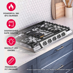 Estufa (Tope) de gas de 30 pulgadas (30”) | 5 quemadores | Cooktop