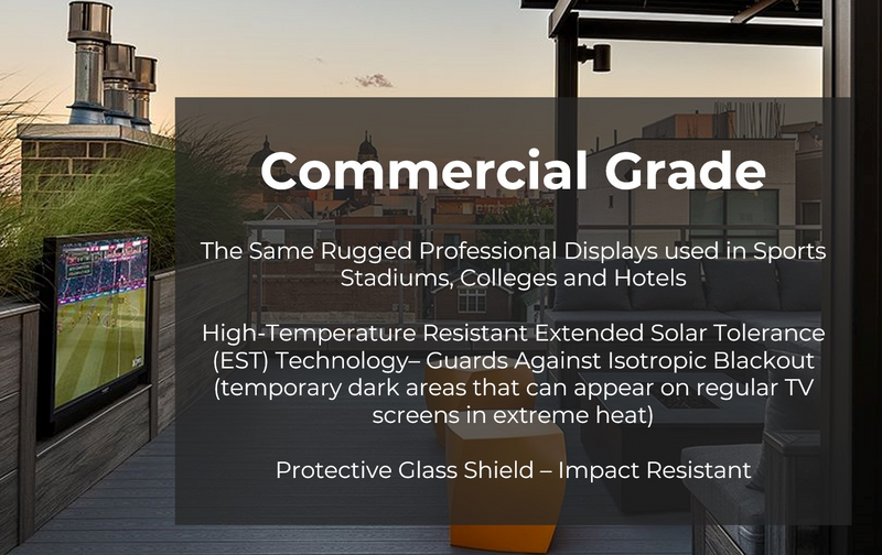 SunBrite Pros Series | Televisor De 32" | 1K | Outdoor TV | LED | HDR | Full Sun | Black