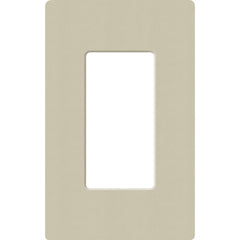 Lutron Claro Designer Wallplate | Sin Tornillos | 1 Gang
