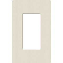 Lutron Claro Designer Wallplate | Sin Tornillos | 1 Gang