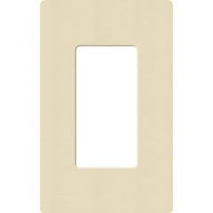 Lutron Claro Designer Wallplate | Sin Tornillos | 1 Gang
