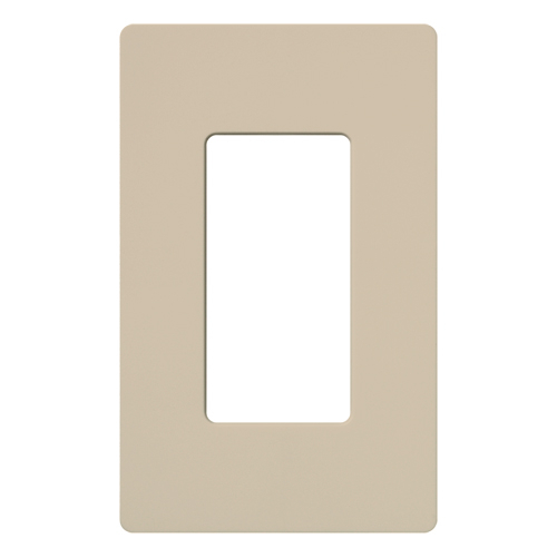 Lutron Claro Designer Wallplate | Sin Tornillos | 1 Gang