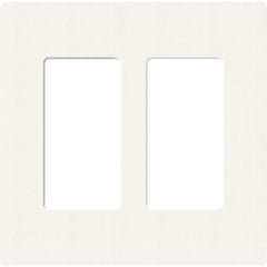 Lutron Claro Designer Wallplate | Sin Tornillos | 2 Gang