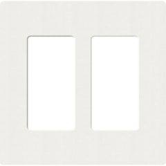 Lutron Claro Designer Wallplate | Sin Tornillos | 2 Gang
