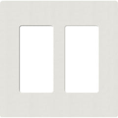 Lutron Claro Designer Wallplate | Sin Tornillos | 2 Gang