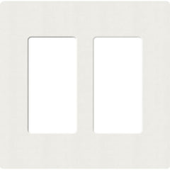 Lutron Claro Designer Wallplate | Sin Tornillos | 2 Gang