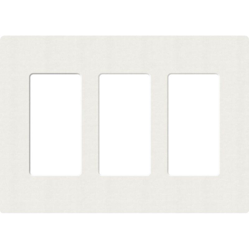 Lutron Claro Designer Wallplate | Sin Tornillos | 3 Gang