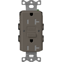 Lutron Claro | Tomacorriente Dúplex | 20A GFCI (Satin Colors)
