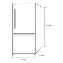 18 Pies Cúbico Refrigerador French Door | Inversor
