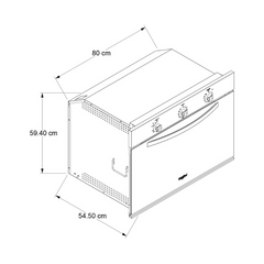 Horno Empotrable de Gas de 30 pulgadas (30