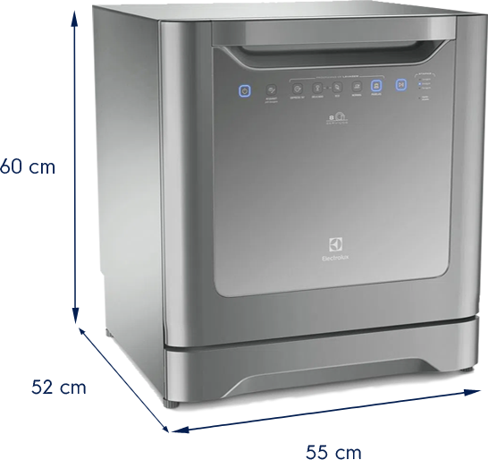 Lavaplatos Portátil de 24" | 5 Ciclos | Acero Quirúrgico Interno | Energy Star