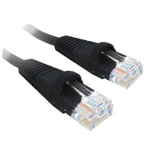 Cable de conexión CAT5e - 2 pies - Negro