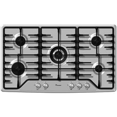 90 cm Gas Cooktop Flat With 5 Burners