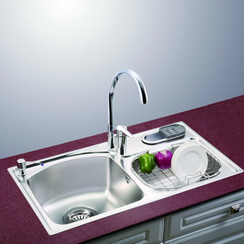 32” Drop In Double Bowl Stainless Steel Sink