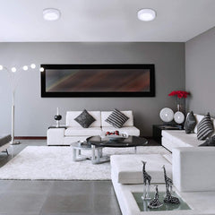 Lámpara de techo empotrada para interior, LED integrado, luz blanca