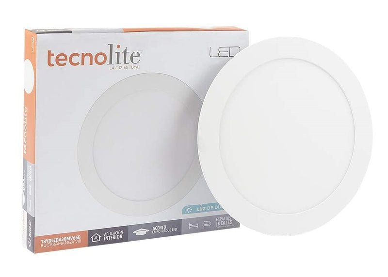 Lámpara de techo empotrada para interior, LED integrado, luz blanca