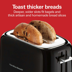 2 Slice Toaster with Extra-Wide Slots