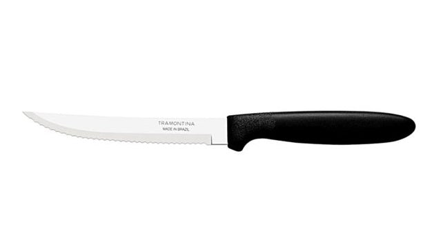 Tramontina Ipanema Steak Knife, 12 Pieces - 5 inches - Black
