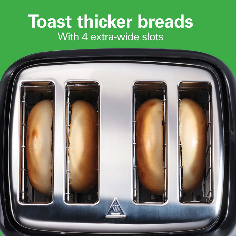 4 Slice Toaster with Extra-Wide Slots