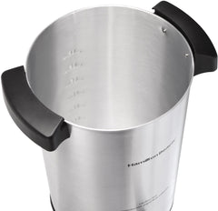 Dispensador de 45 tazas de urna de café y bebidas calientes, plateado